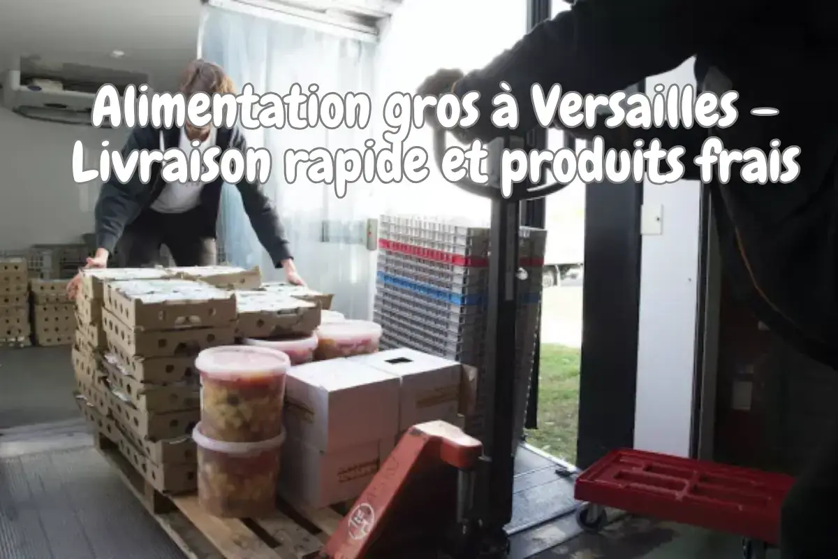 Livraison de produits alimentaires en gros à Versailles